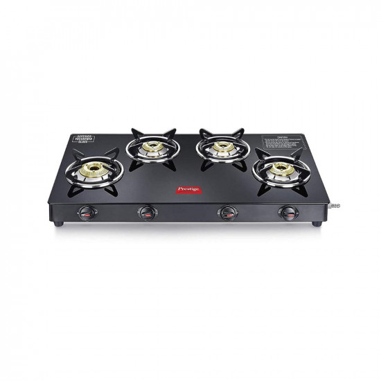 Prestige Marvel Plus Gas Stove GTM 04 - Black, Manual, 4 Burner