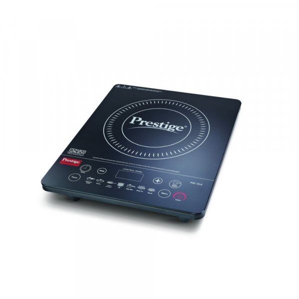 Prestige PIC 15.0+ 1900-Watt Induction Cooktop (Black) Induction Cooktop (Black, Touch Panel)