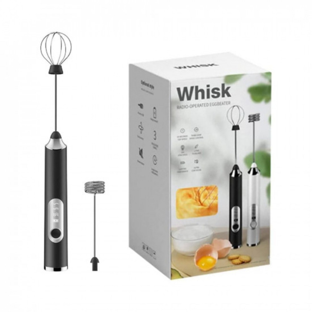 Handheld Milk Frother Mixer Rotary Egg Coffee Stirrer Portable