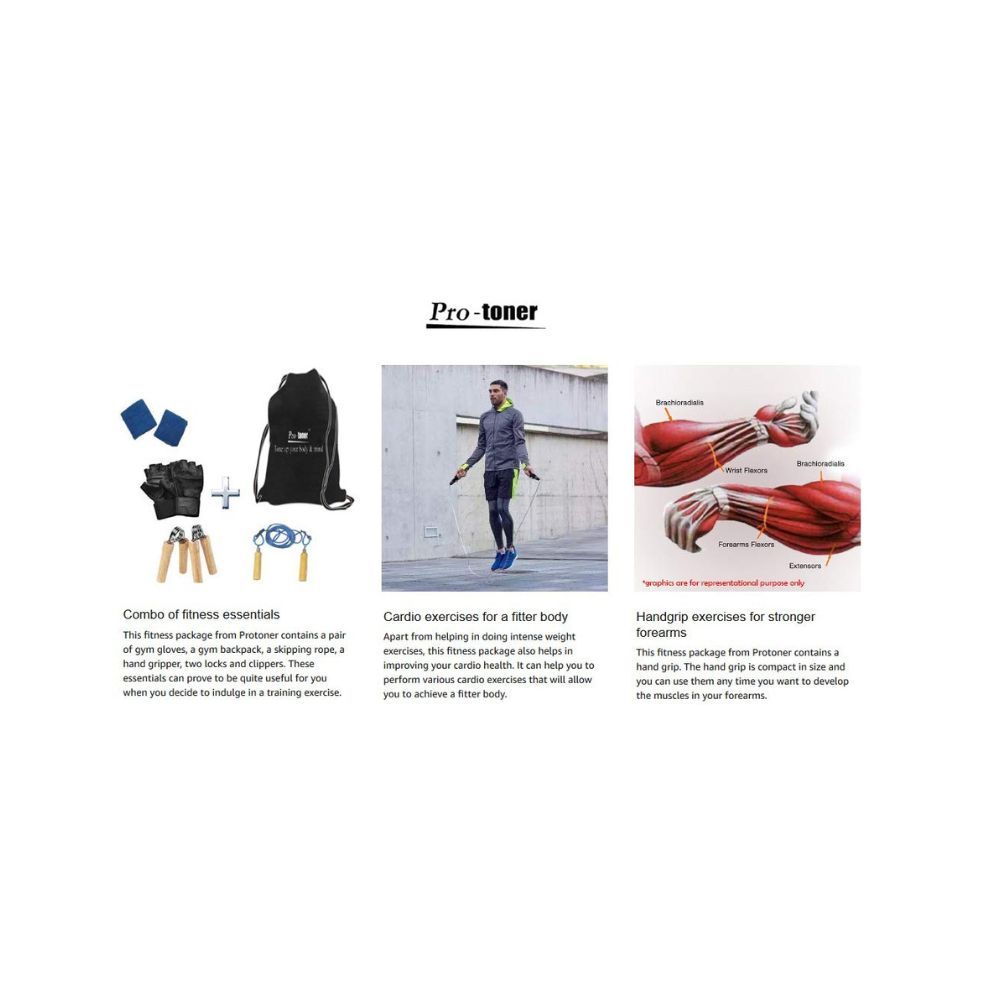 Protoner Home Gym Set with Accessories