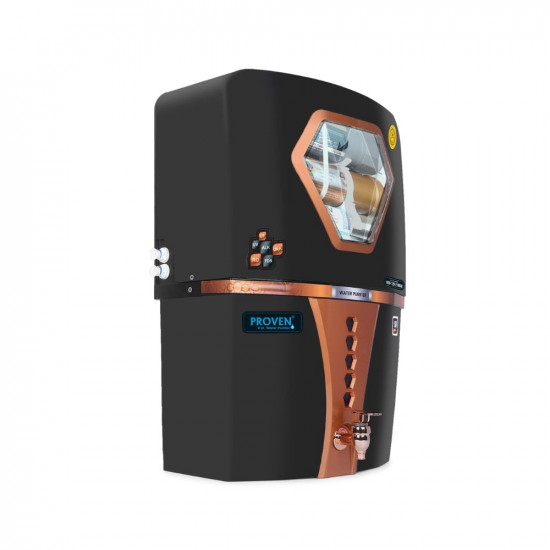 Proven® Rapid Alkaline + ORP with Copper + Ro + UV + UF + TDS Controller/Adjuster RO Water Purifier-12 Liter Storage with High 2500 TDS Membrane Home and Office (Made In India)