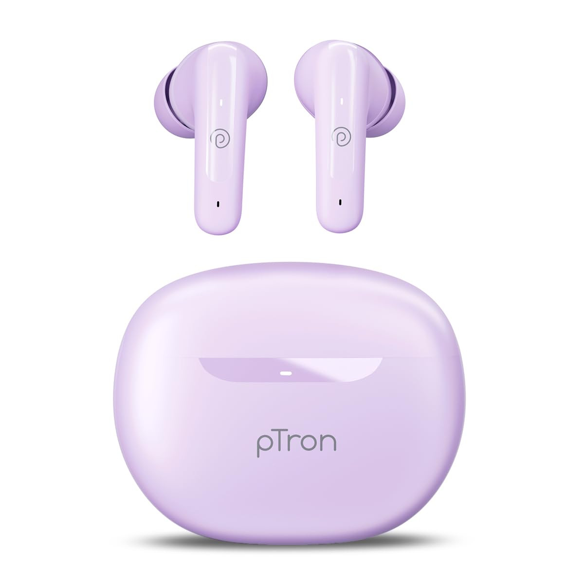 pTron Bassbuds Astra in-Ear TWS Earbuds with Stereo Sound 34Hrs Playtime Stereo Calls Bluetooth V53 Headphones with Quick Pairing Touch Control Voice Assistant Type C Charging  IPX4 Lilac