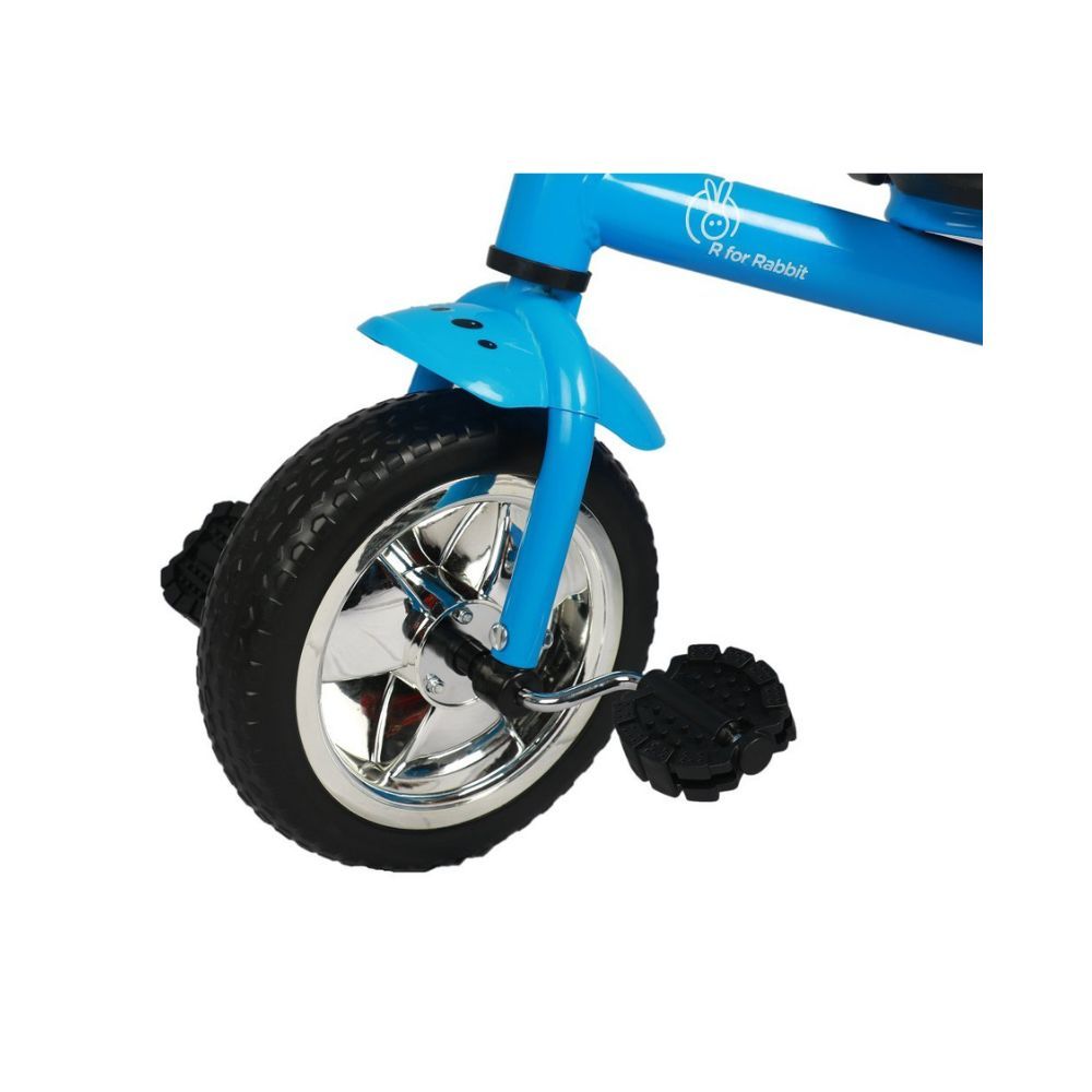 R for Rabbit Tiny Toes Plug and Play Baby Tricycle Trike Cycle for Kids of 1.5 to 5 Years with Basket(Blue)