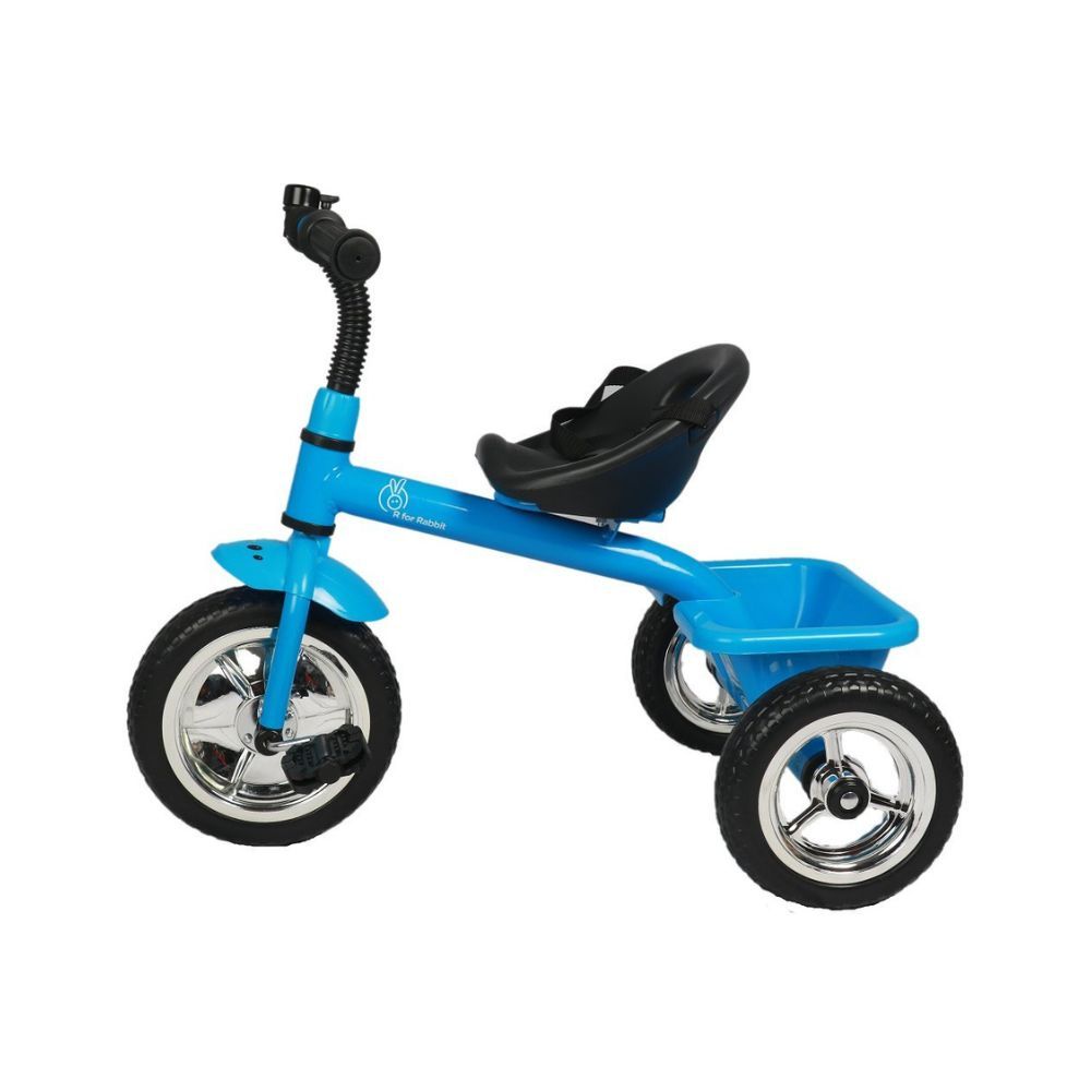R for Rabbit Tiny Toes Plug and Play Baby Tricycle Trike Cycle for Kids of 1.5 to 5 Years with Basket(Blue)
