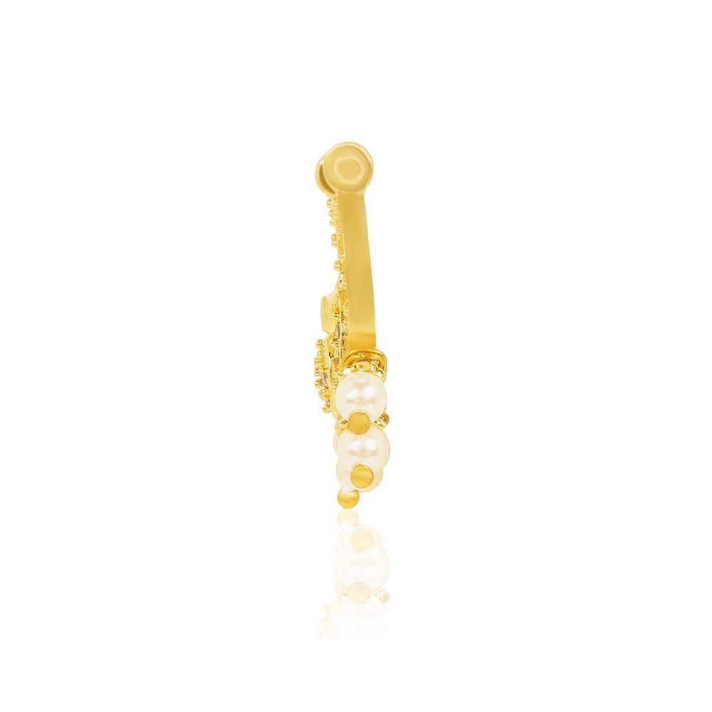 Raigur Non-Piercing Screw Press Nose Pin For Women And Girls (3)