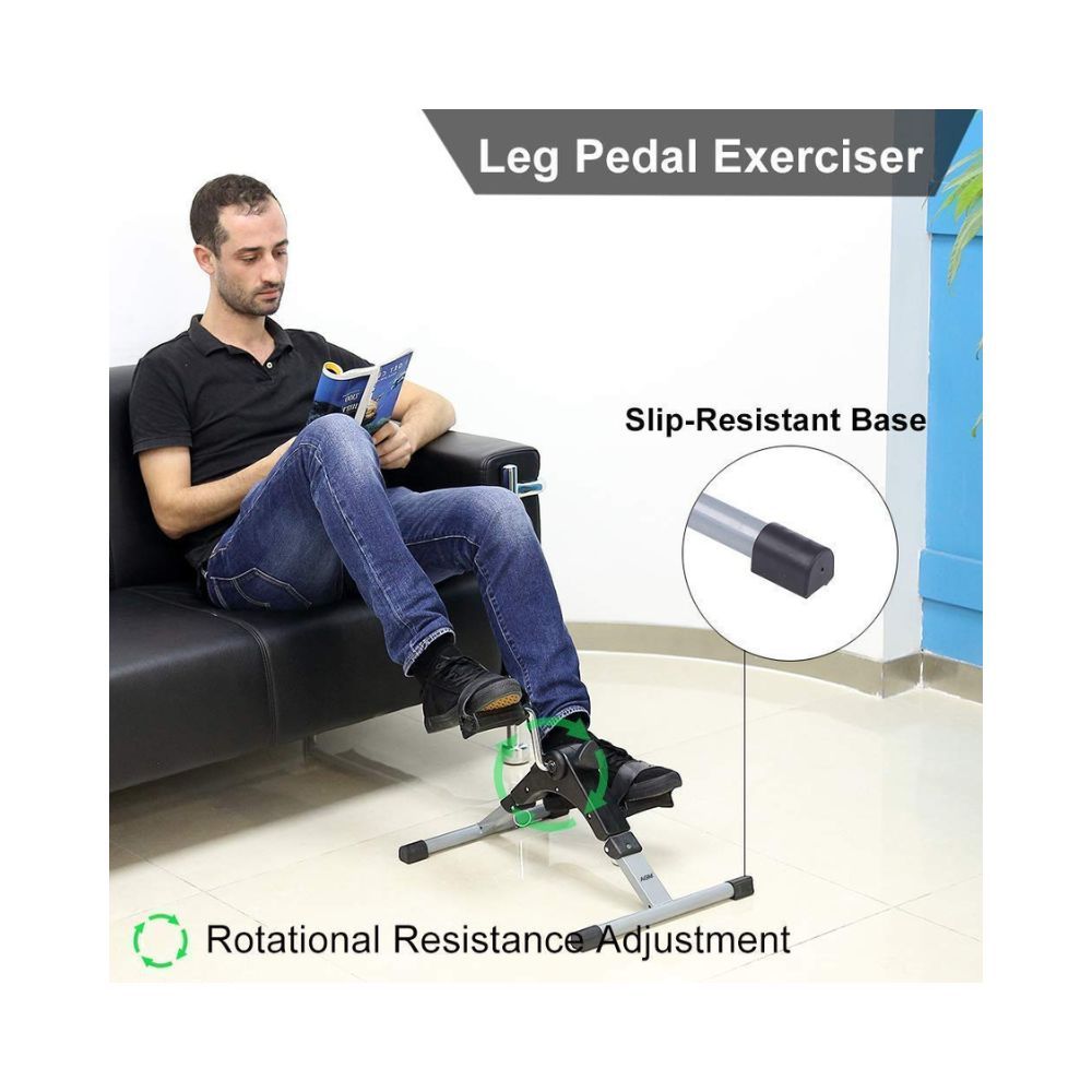 RDE home care Alloy Pedo Cycle, Exercise Bike (Digital Display, Ready-to-Use, Black)