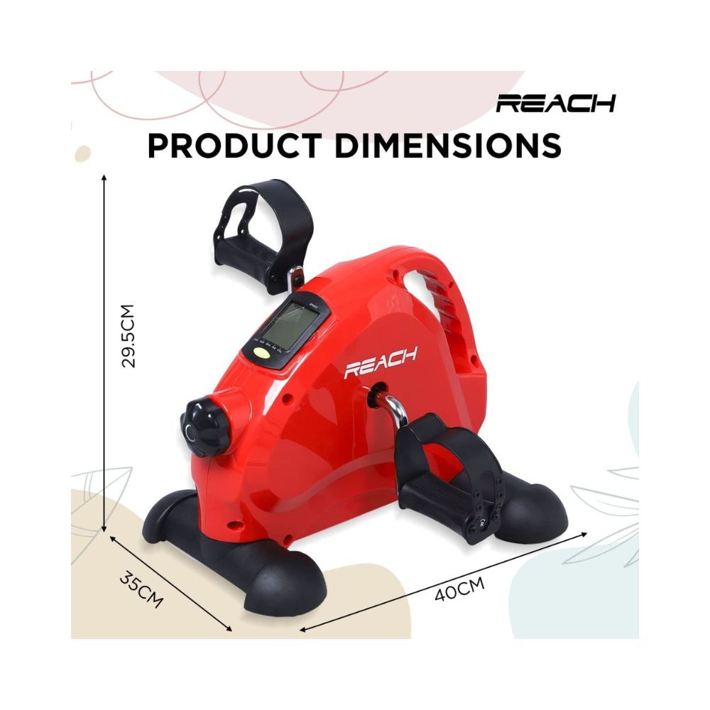 Reach Mini Bike Max Portable Cycle Bike Pedal Exerciser for Foot and Arm, Home & Gym Fitness Equipment