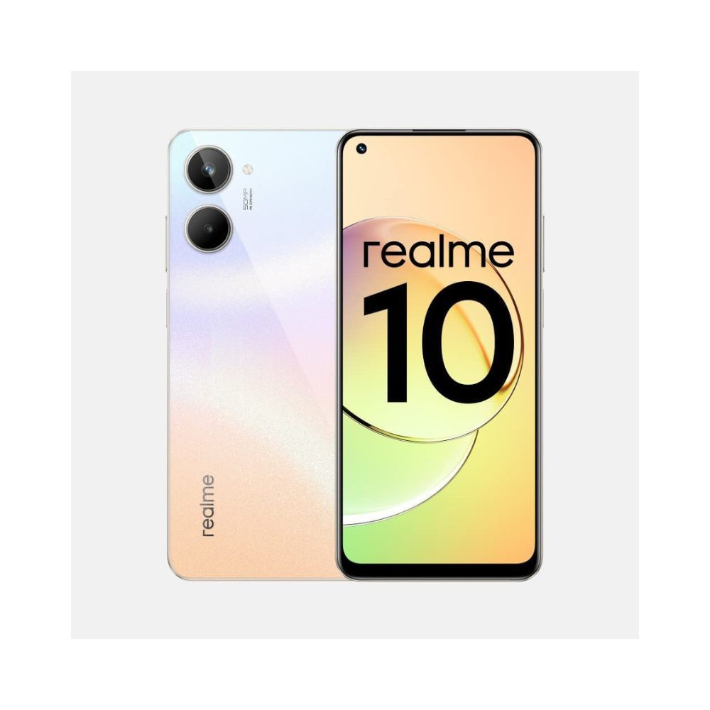 Realme 10 (Clash White, 8GB Ram) (128 GB Storage)
