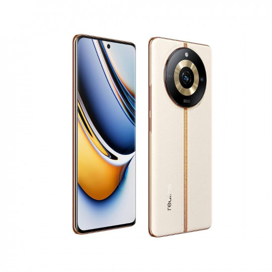 realme 11 Pro 5G (Sunrise Beige, 8GB RAM, 256GB Storage) | 120 Hz Curved Display | 100MP Prolight Camera | 7050 5G Dimensity | 67W SUPERVOOC | 12GB Dynamic RAM | Premier Vegan Leather Finish Design