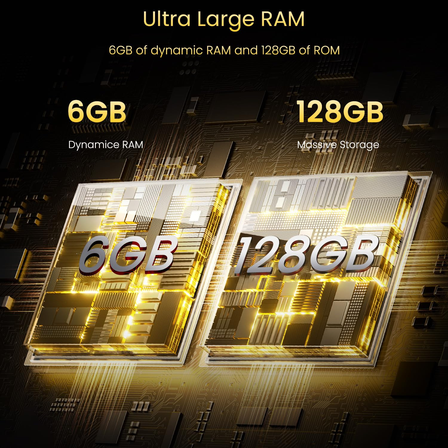 realme 14x 5G Smartphone 6128GB Golden Glow 667-inch Screen 120Hz Display 6000mAh Battery 80MP Camera MediaTek Dimensity 6300 ArmorShell Protection IP69
