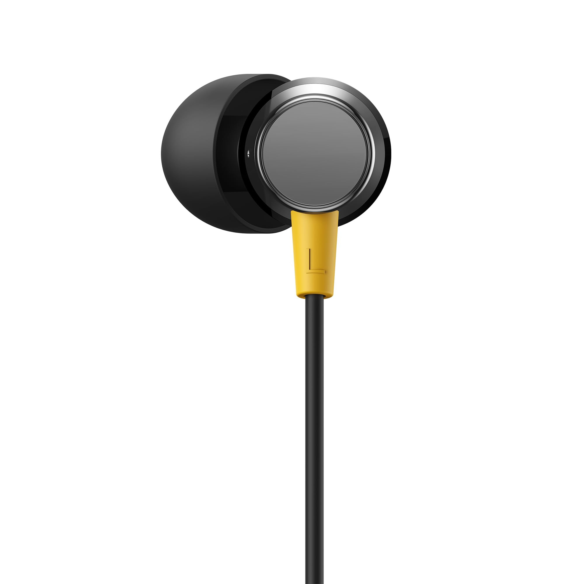 realme Buds 3 35 mm Wired Earphones with Mic Black