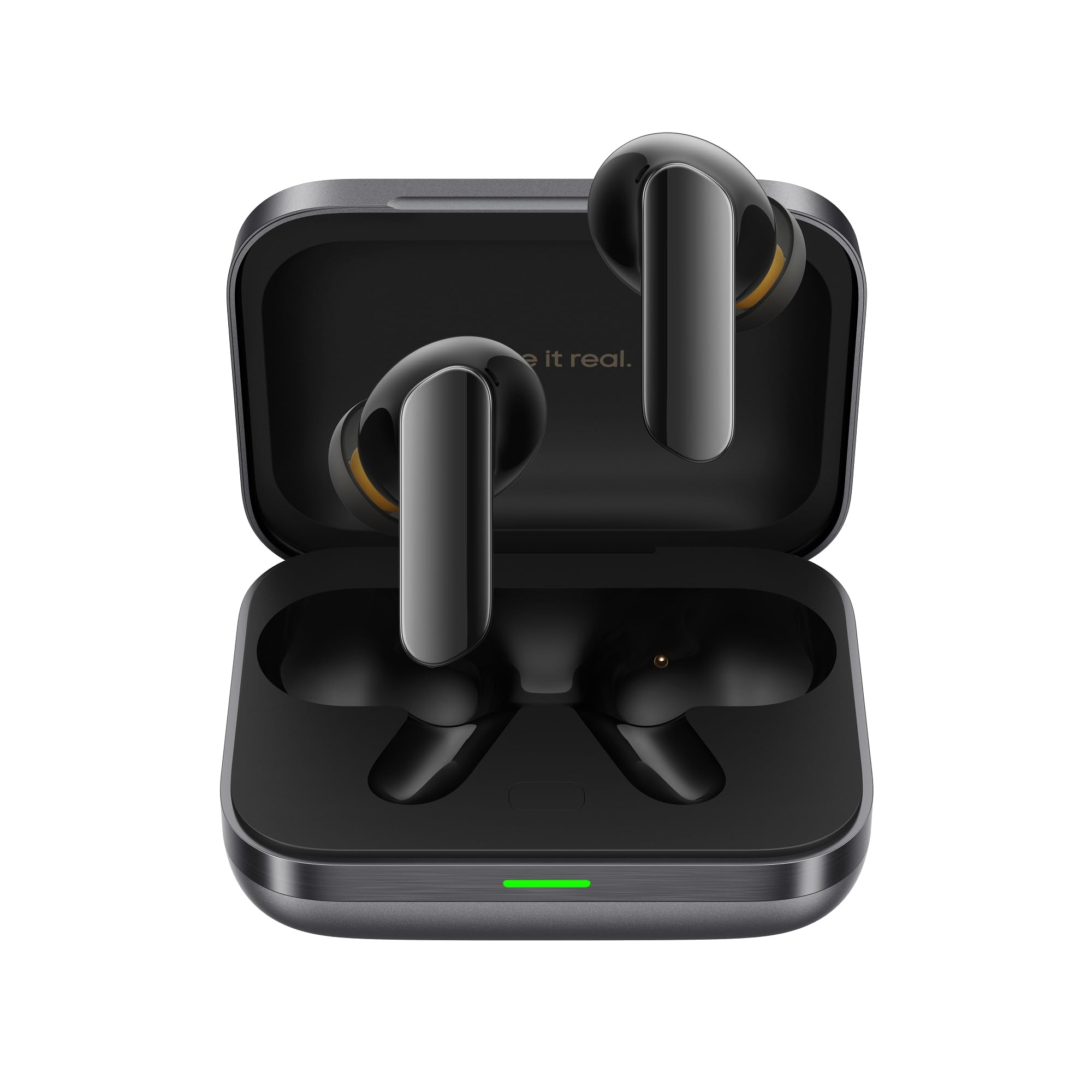 realme Buds Air 7 Pro with Ai Live Translation11mm6mm Dual-dac Driver48 Hrs Playtime53 dB ANCLHDC45Ms Low Latency360 Spatial AudioIP55 Dust  Water ResistantBT 54 Metallic Grey