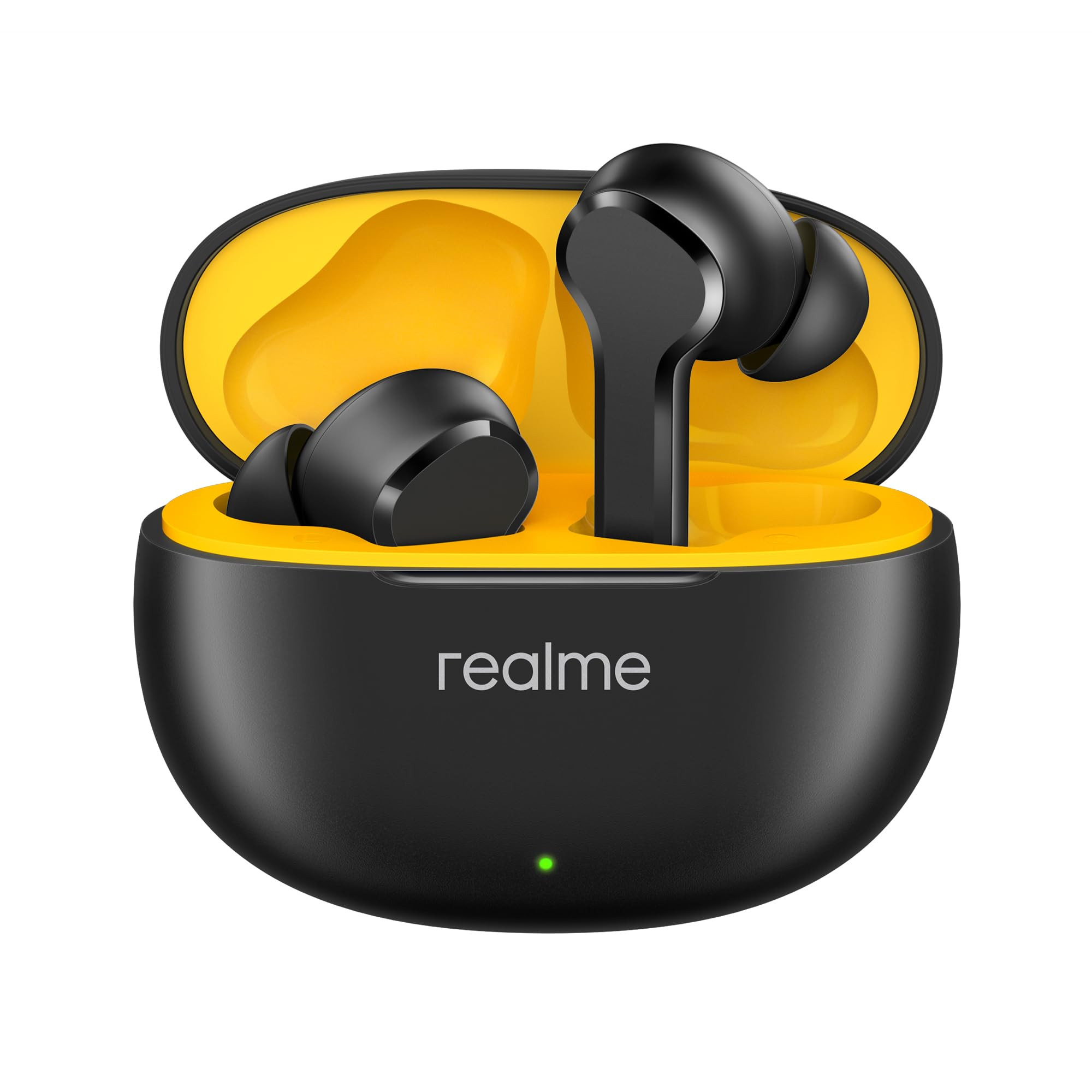 realme Buds T110 Bluetooth Truly Wireless in Ear Earbuds with mic AI ENC for Calls Google Fast Pair 38 Hours Total Playback with Fast Charging and Low Latency Gaming Mode Punk Black