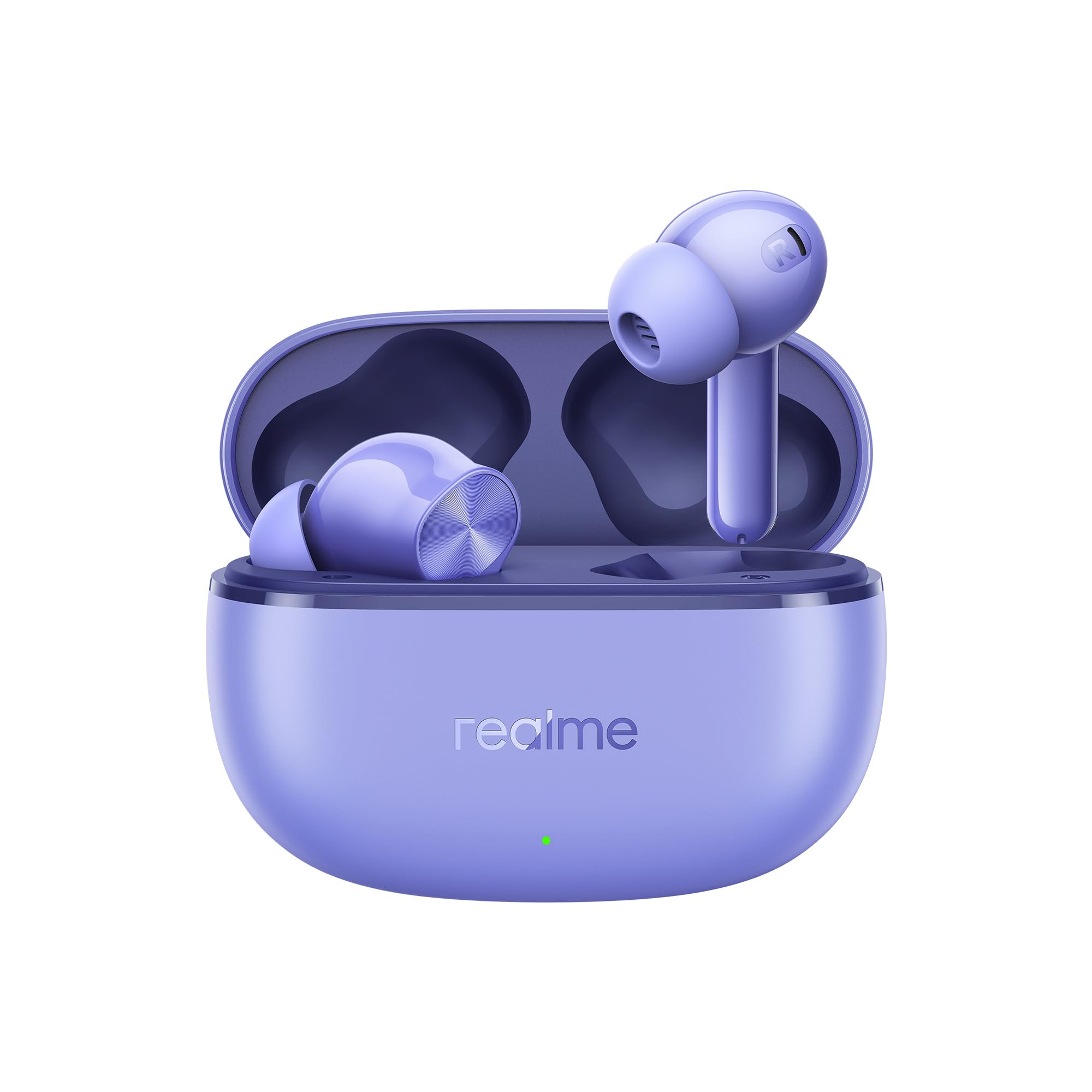 realme Buds T200 Lite Bluetooth in Ear Earbuds4 Mic AI ENC for Calls48 Hours Total Playback with Fast Charging and Ultra Low Latency Gaming TWSGoogle Fast Pairwith mic Aurora Purple