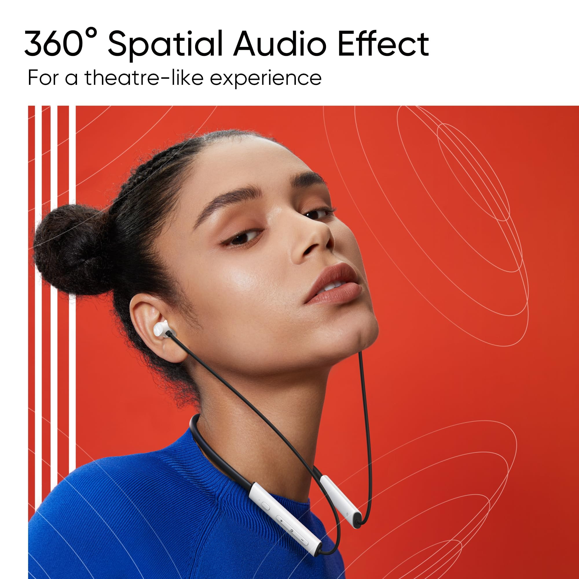 realme Buds Wireless 3 in Ear Bluetooth Headphones30dB ANC Spatial Audio136mm Dynamic Bass DriverUpto 40 Hours Playback Fast Charging 45ms Low Latency for GamingDual Device Connection Black