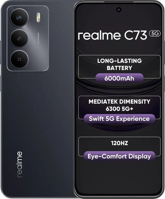 realme C73 5G Onyx Black 128 GB 4 GB RAM