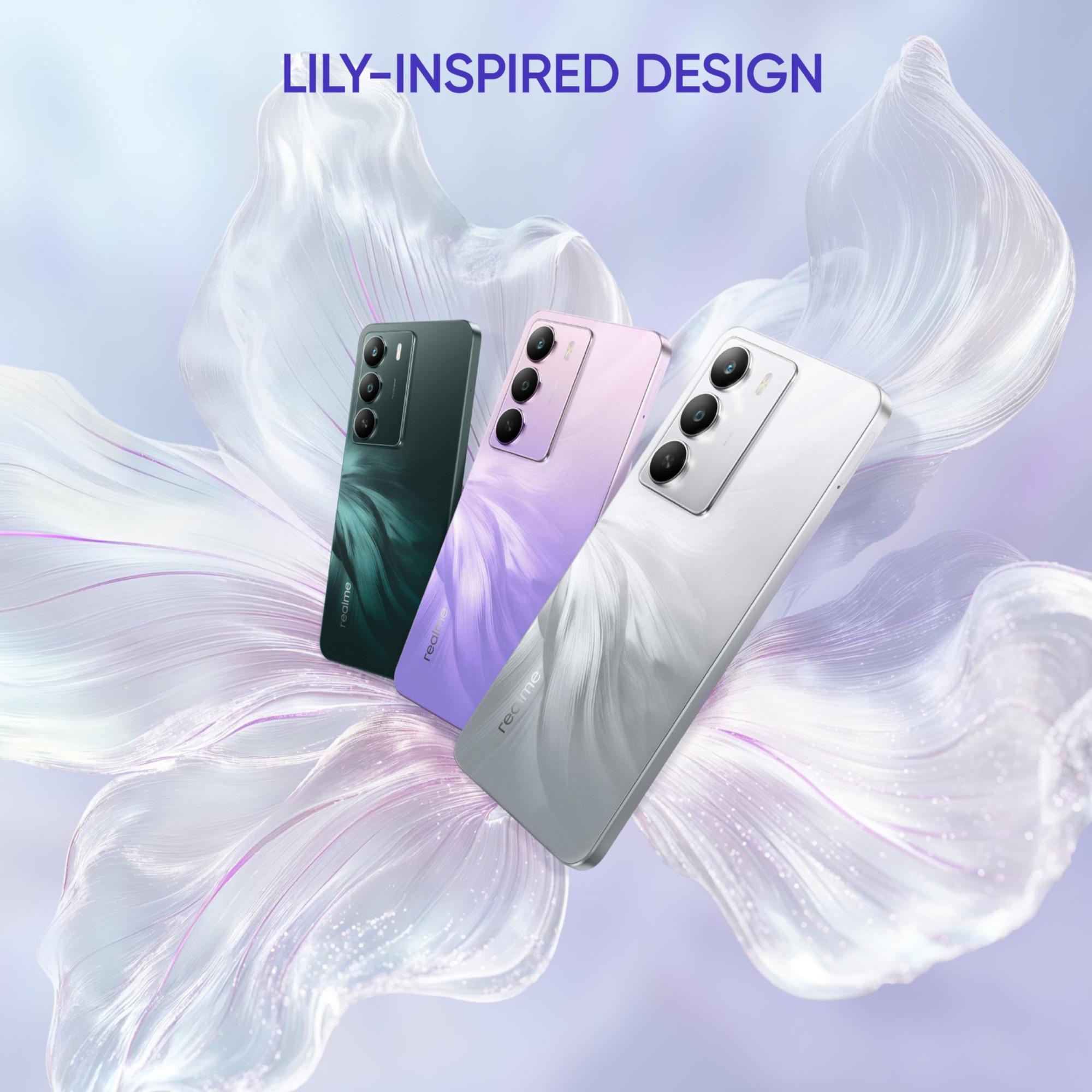 realme C75 Lily White 4GB RAM 128GB Storage  6000mAh Battery  50MP AI Camera  672 FHD Display  Android 15