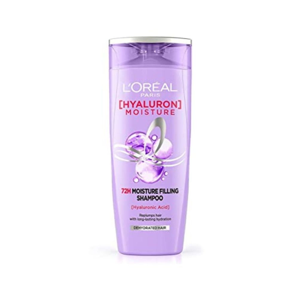 L'OrÃ©al Paris Moisture Filling Shampoo, With Hyaluronic Acid, For Dry & Dehydrated Hair, 340ml