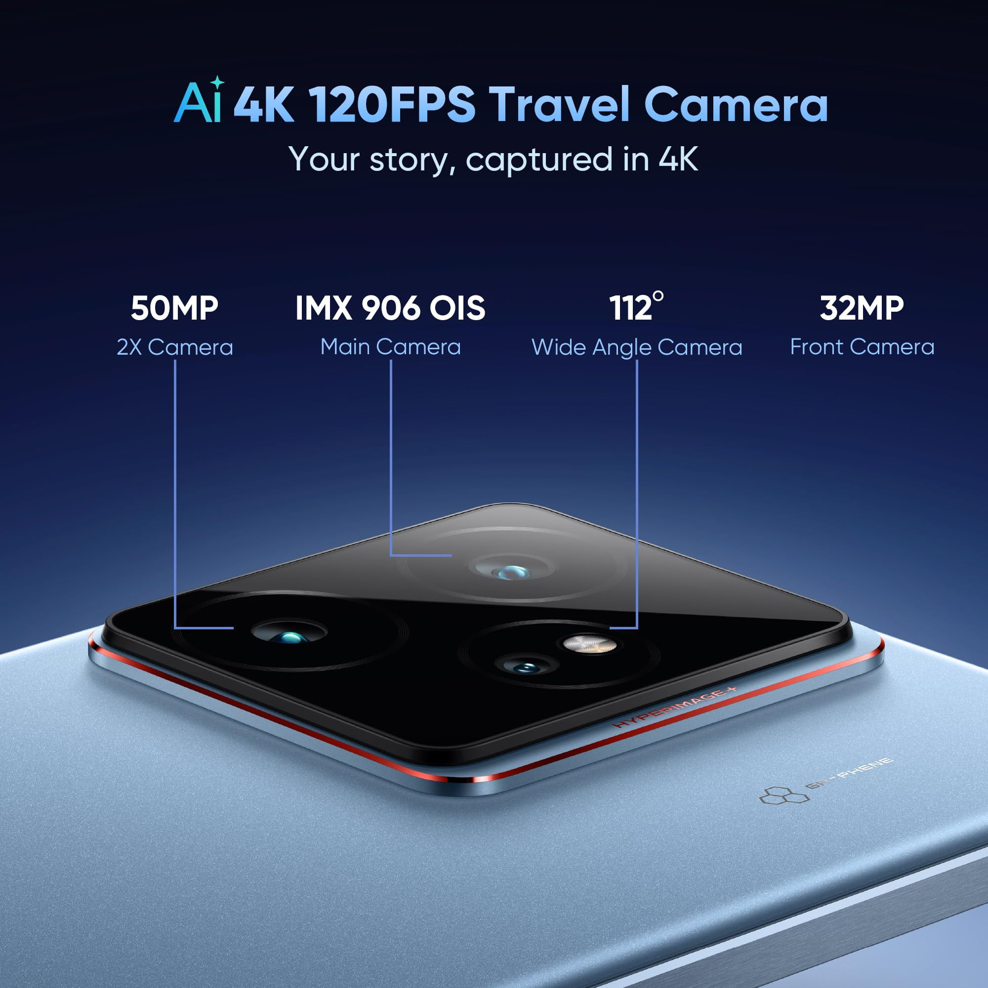 realme GT 7 IceSense Blue12GB512GB  Indias 1st MediaTek Dimensity 9400e Chipset  Strongest Battery Combo 7000mAh  120W  AI 4K 120FPS Travel Camera  360 Cooling IceSense Design with Graphene