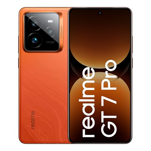 realme GT 7 Pro Mars Orange12GB256GB  Indias First Snapdragon 8 Elite Processor  3X Periscope Flagship Camera RealWorld Eco OLED Plus Display