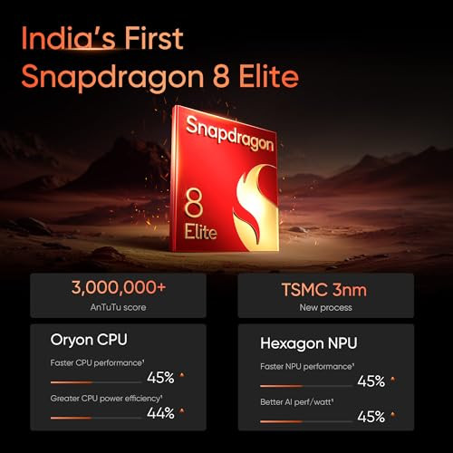 realme GT 7 Pro Mars Orange12GB256GB  Indias First Snapdragon 8 Elite Processor  3X Periscope Flagship Camera RealWorld Eco OLED Plus Display