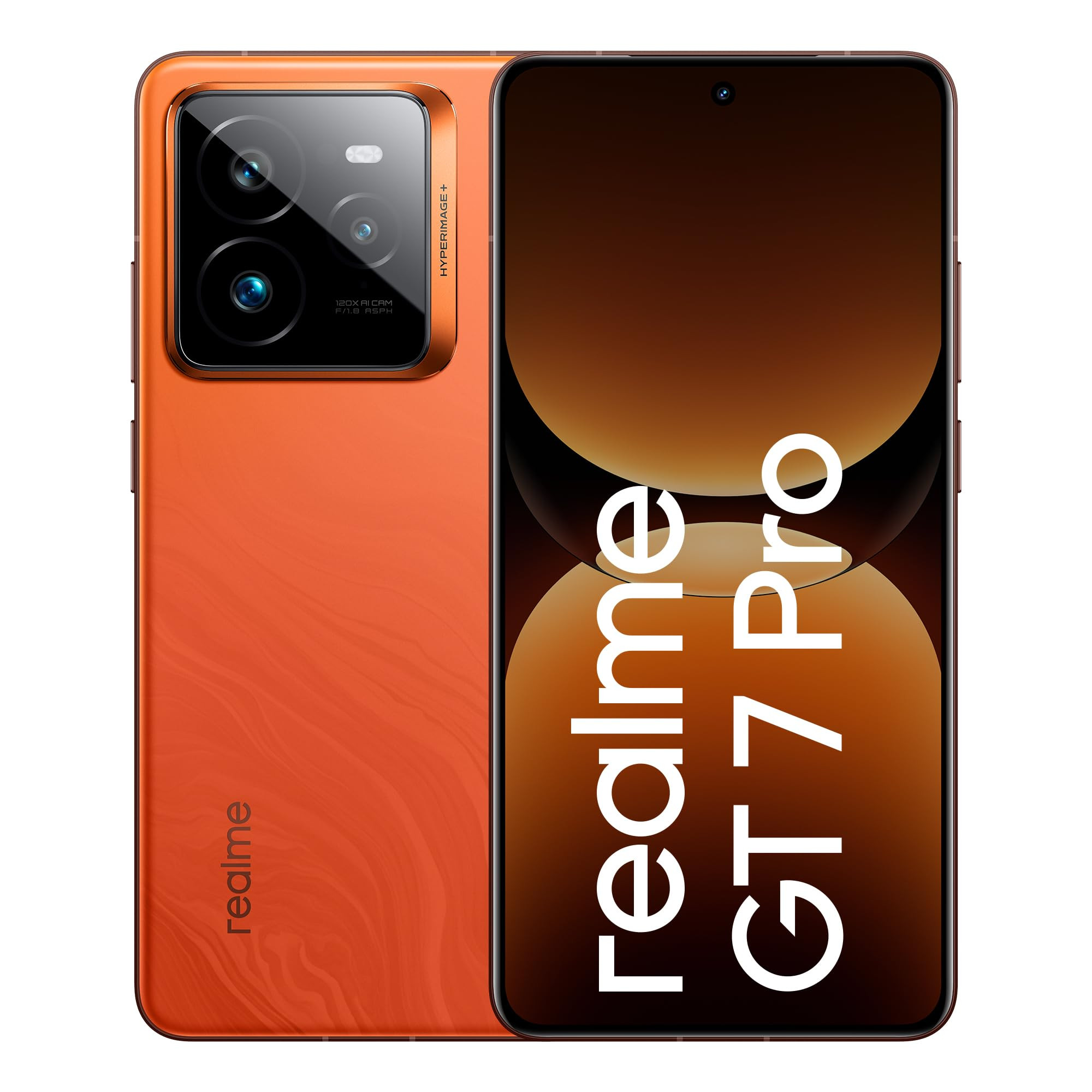 realme GT 7 Pro Mars Orange16GB512GB Indias First Snapdragon 8 Elite Processor  3X Periscope Flagship Camera RealWorld Eco OLED Plus Display