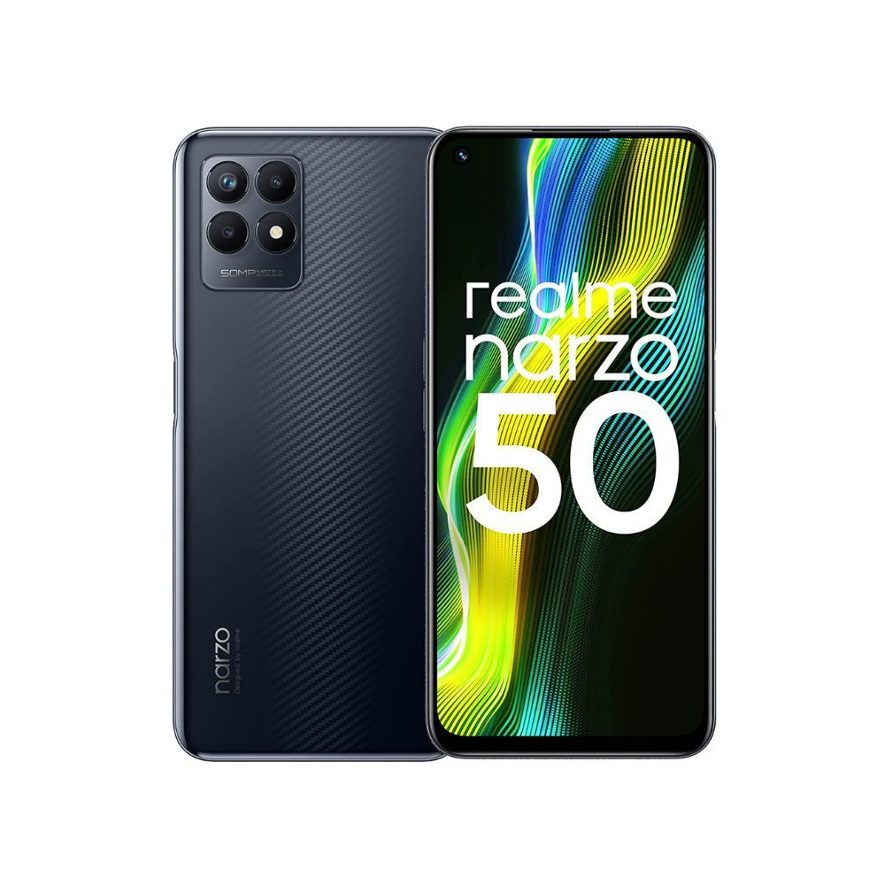 realme narzo 50 (Black, 4GB RAM+64GB Storage)