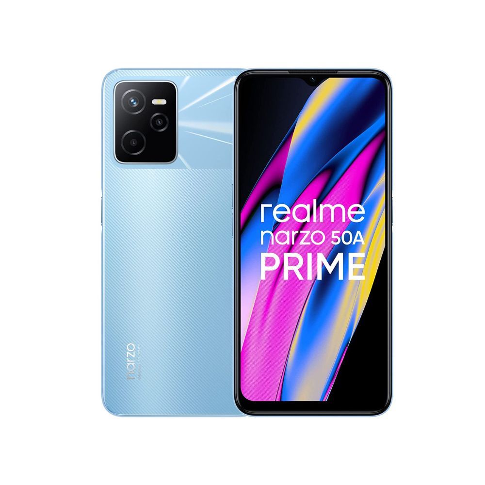 realme narzo 50A Prime (Blue, 4GB RAM+64GB Storage)