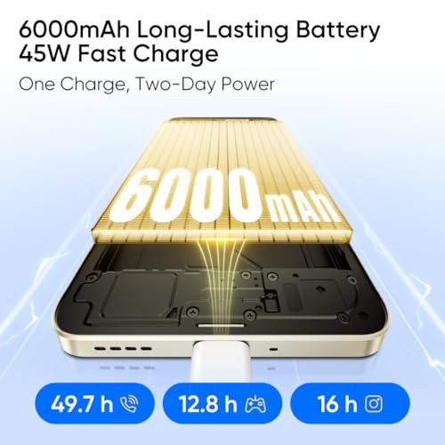 realme NARZO 80x 5G Sunlit Gold6GB128GB  Dimensity 6400 5G Chipset  6000mAh Long-Lasting Battery  45W Fast Charge  120Hz Eye Comfort Display  IP69 Top-Tier Waterproof