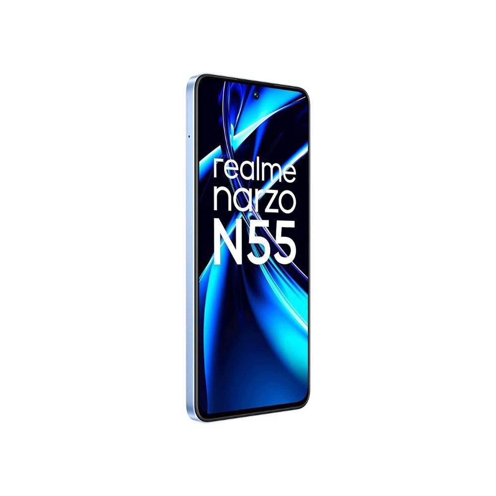 realme narzo N55 (Prime Blue, 4GB+64GB) 33W Segment Fastest Charging | Super High-res 64MP Primary AI Camera