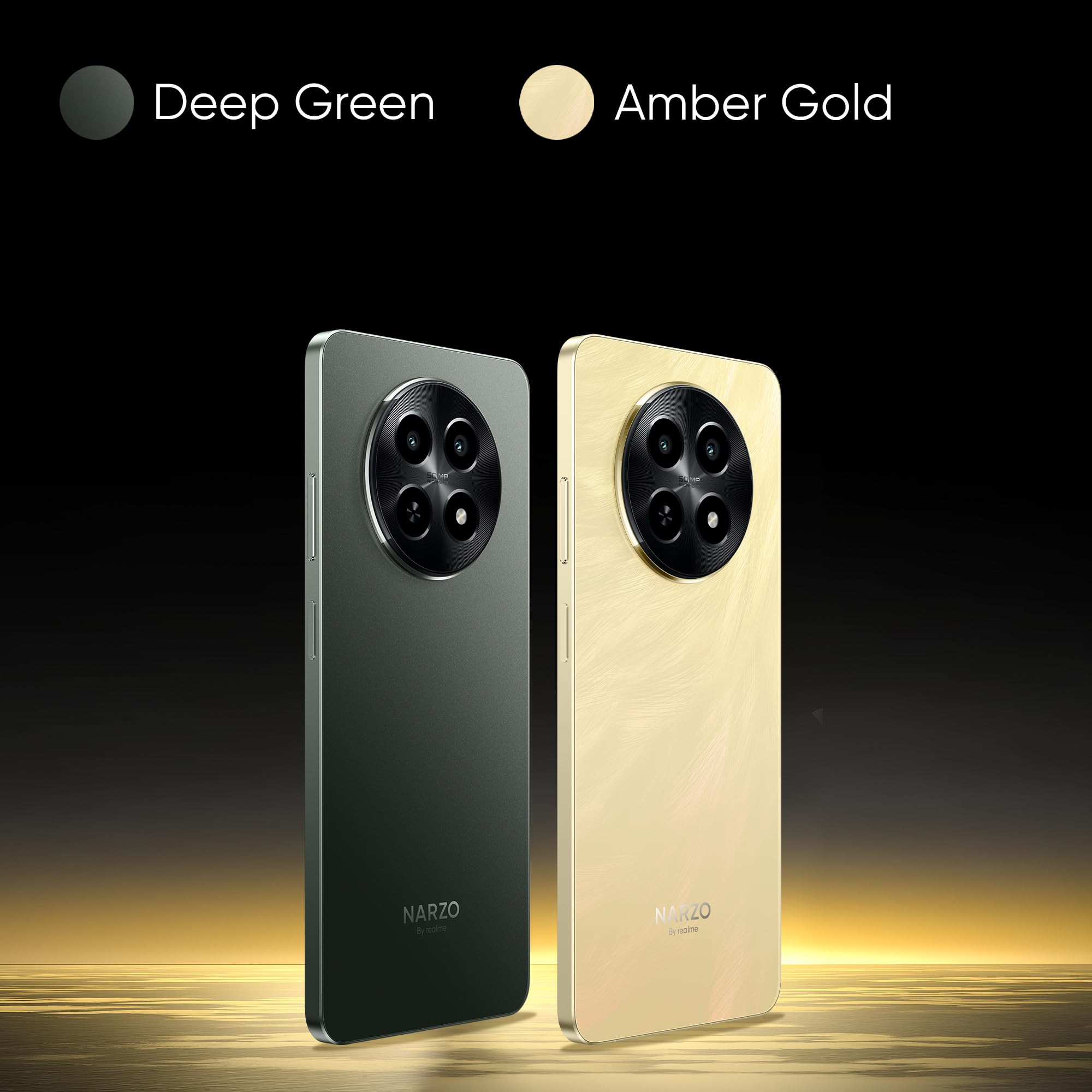 realme NARZO N65 5G Amber Gold 6GB RAM 128GB Storage Indias 1st D6300 5G Chipset  Ultra Slim Design  120Hz Eye Comfort Display  50MP AI Camera Charger in The Box