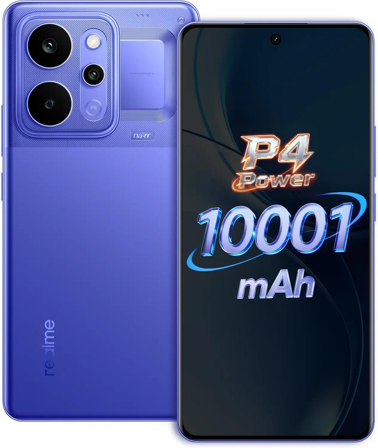 realme P4 Power 5G Smartphone 8GB RAM 128GB Storage TransBlue 10001mAh Battery