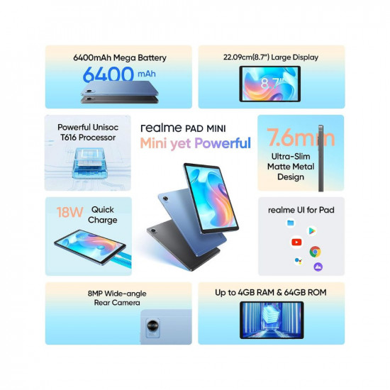 realme Pad Mini WiFi 4G Tablet