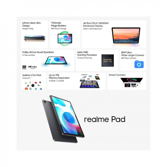 realme Pad WiFi 4G Tablet