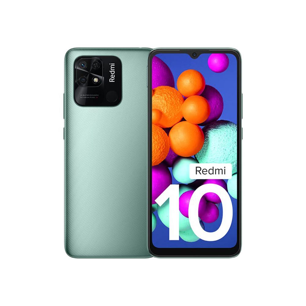 Redmi 10 (128GB ROM, 6GB RAM, Caribbean Green)