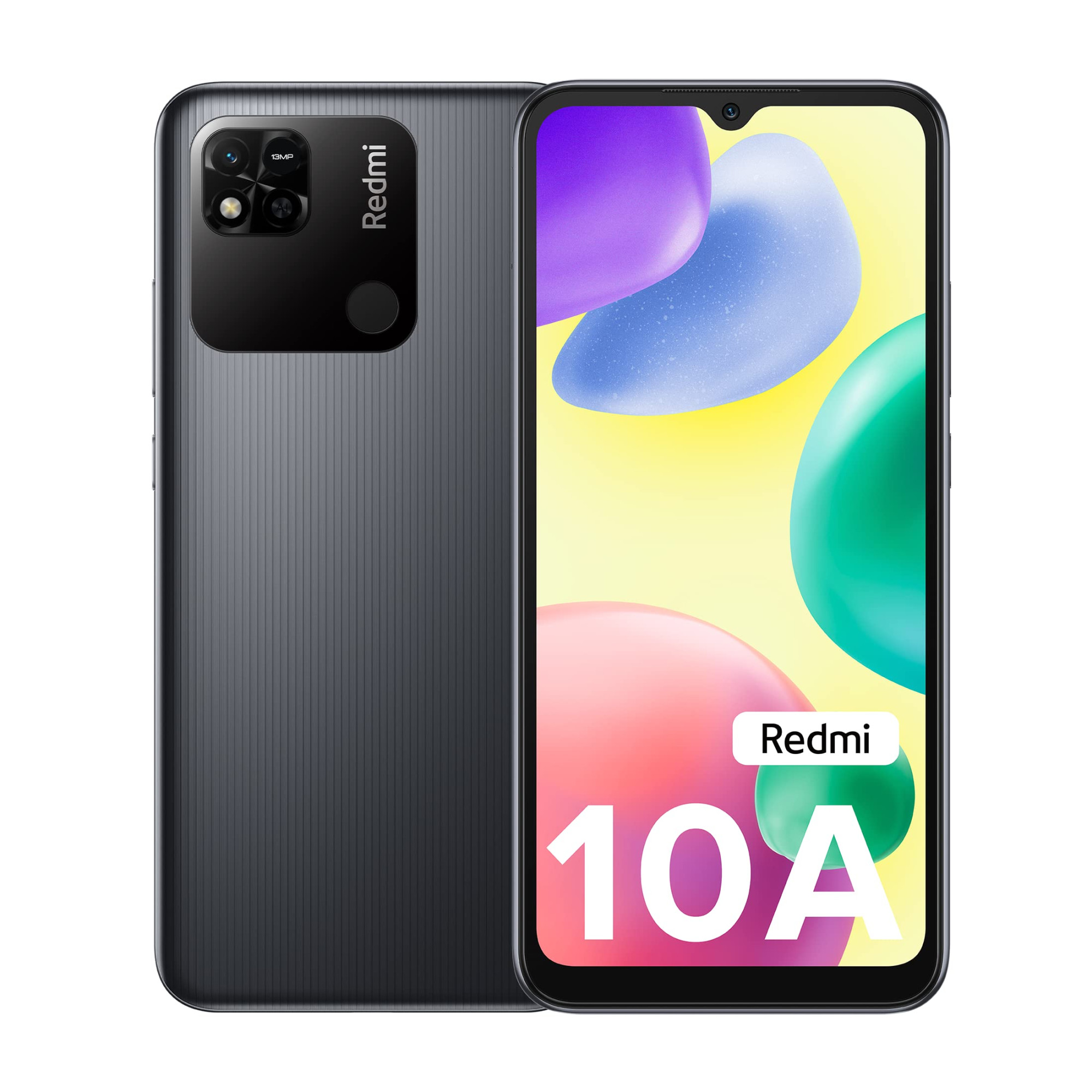 Redmi 10A Charcoal Black 3GB RAM 32GB Storage  2 Ghz Octa Core Helio G25  5000 mAh Battery  Finger Print Sensor  Upto 5GB RAM with RAM Booster