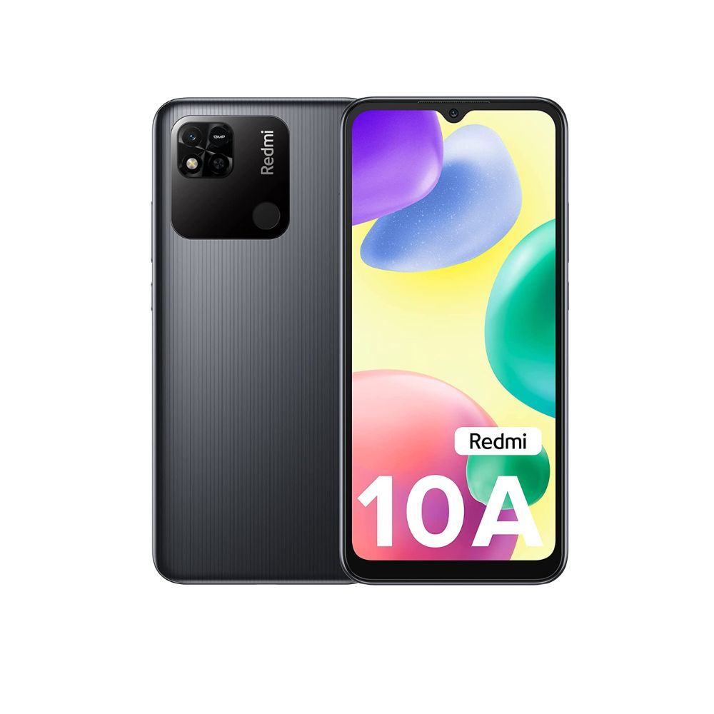 Redmi 10A (Charcoal Black, 3GB RAM, 32GB Storage)