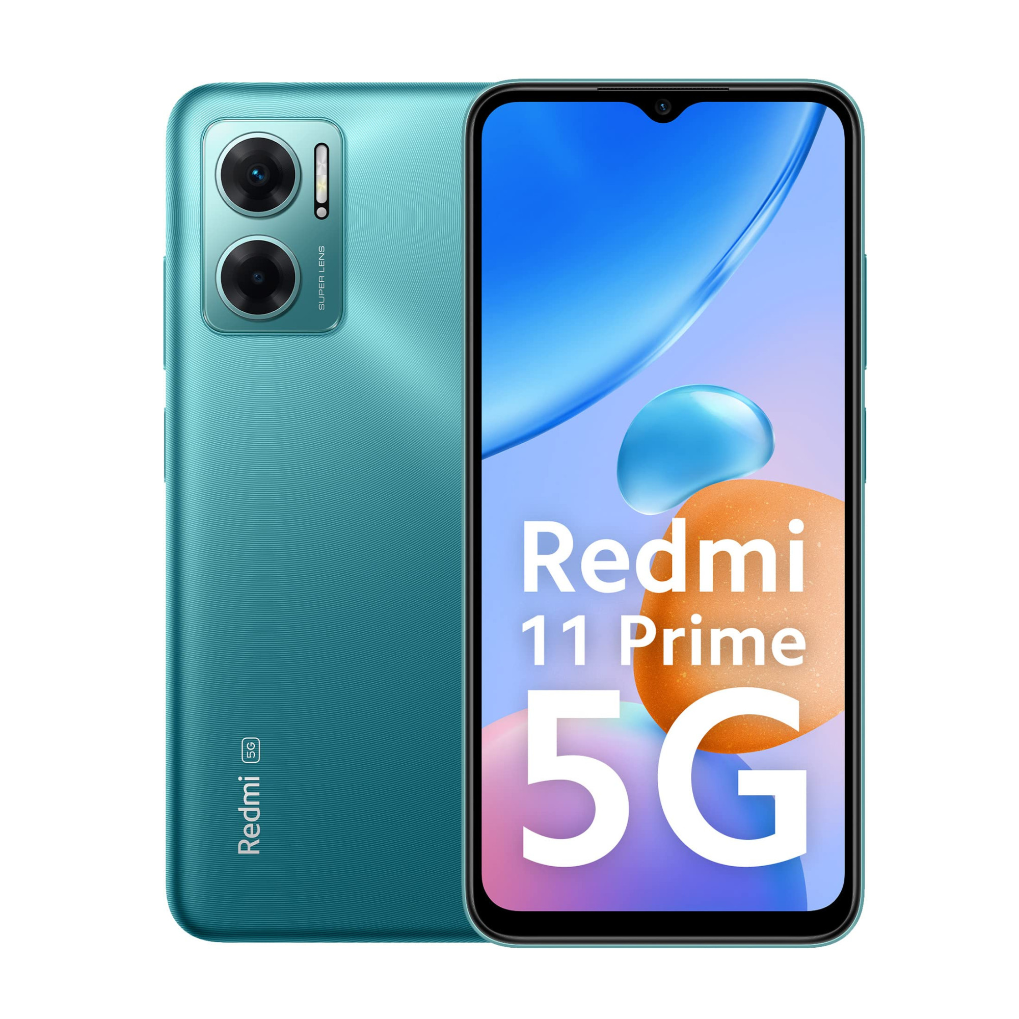 Redmi 11 Prime 5G Meadow Green 4GB RAM 64GB ROM  Prime Design  MTK Dimensity 700  50 MP Dual Cam  5000mAh  7 Band 5G