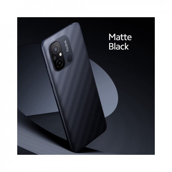 Redmi 12C (Matte Black, 4GB RAM, 64GB Storage)