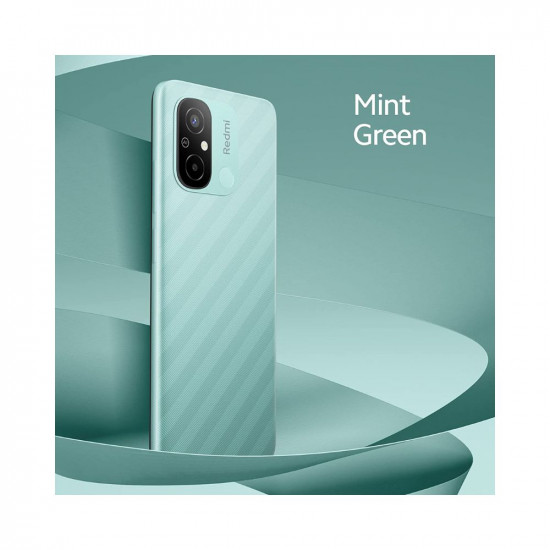 Redmi 12C (mint green, 4GB RAM, 64GB Storage)