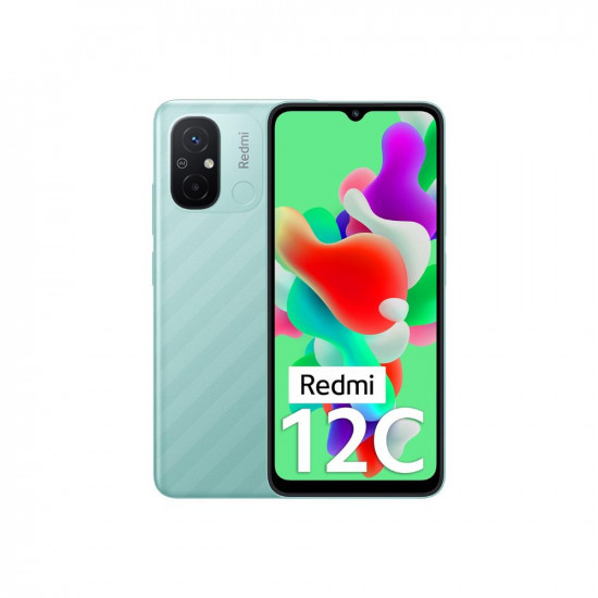 Redmi 12C (Mint Green, 6GB RAM, 128GB Storage) | High Performance Mediatek Helio G85 | Big 17cm(6.71) HD+ Display with 5000mAh(typ) Battery