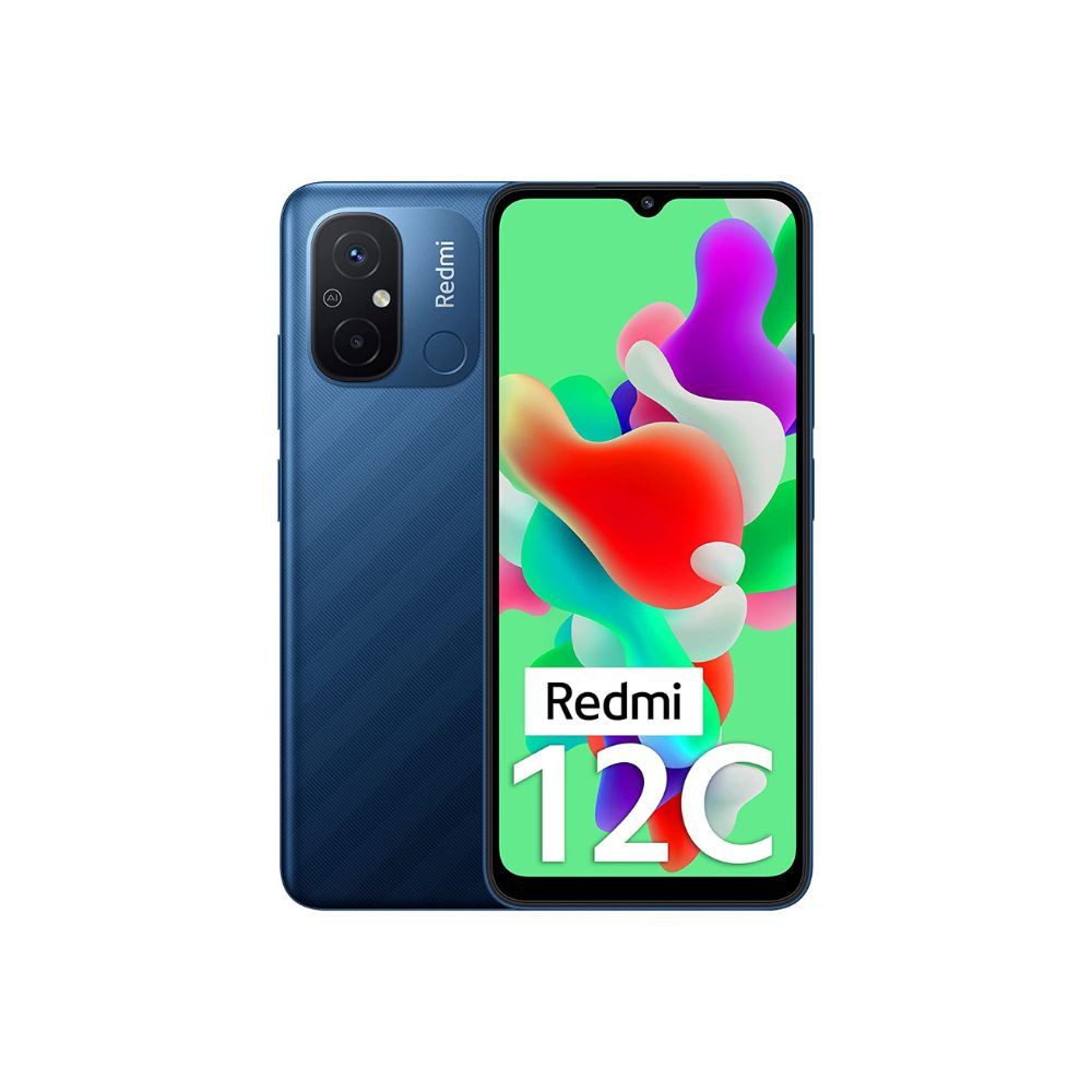 Redmi 12C (Royal Blue, 4GB RAM, 64GB Storage)