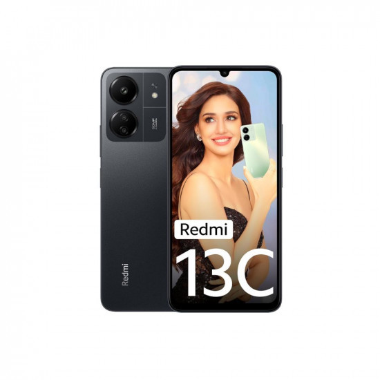 Redmi 13C (Stardust Black, 8GB RAM, 256GB Storage) | Powered by 4G MediaTek Helio G85 | 90Hz Display | 50MP AI Triple Camera