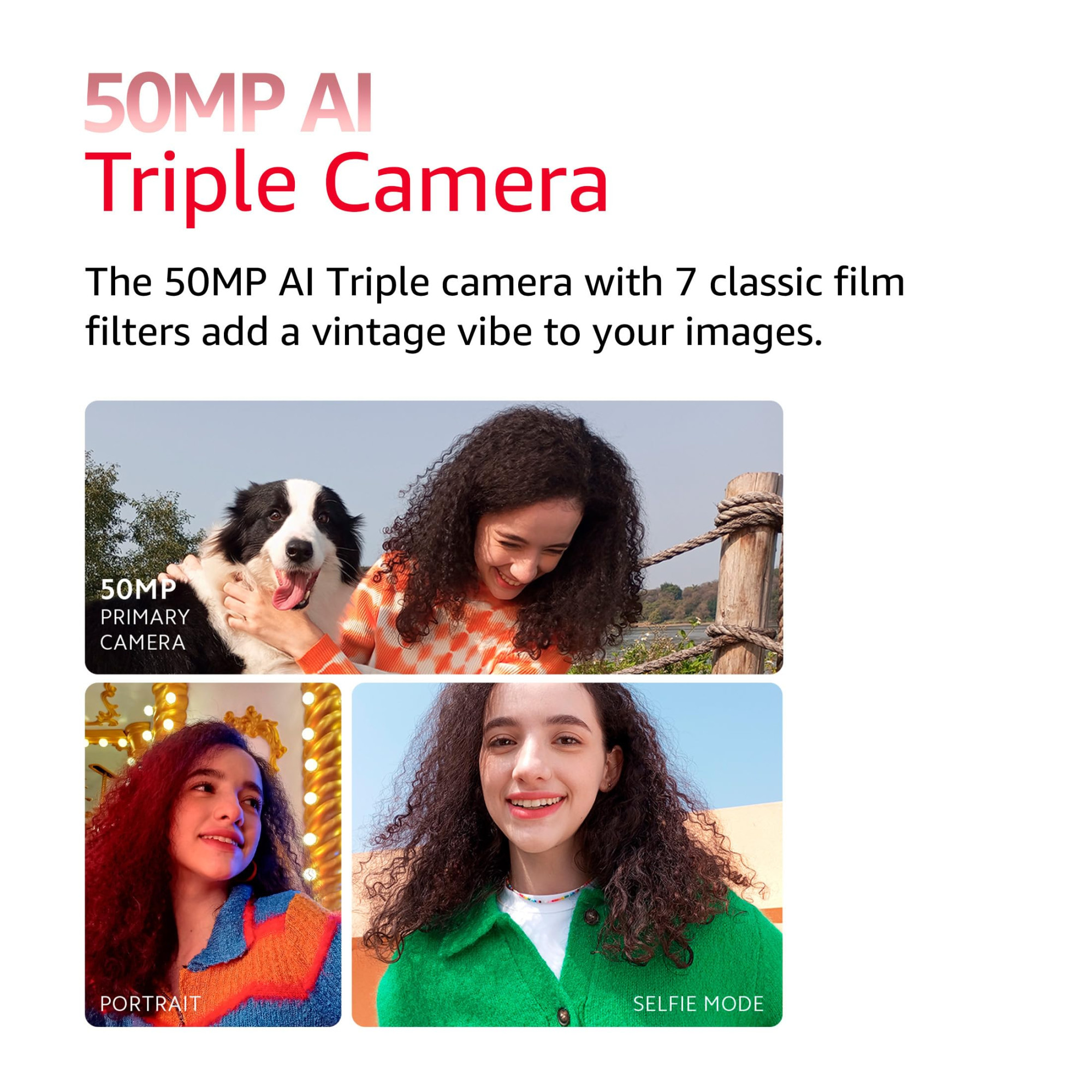 Redmi 13C Starfrost White 6GB RAM 128GB Storage  Powered by 4G MediaTek Helio G85  90Hz Display  50MP AI Triple Camera