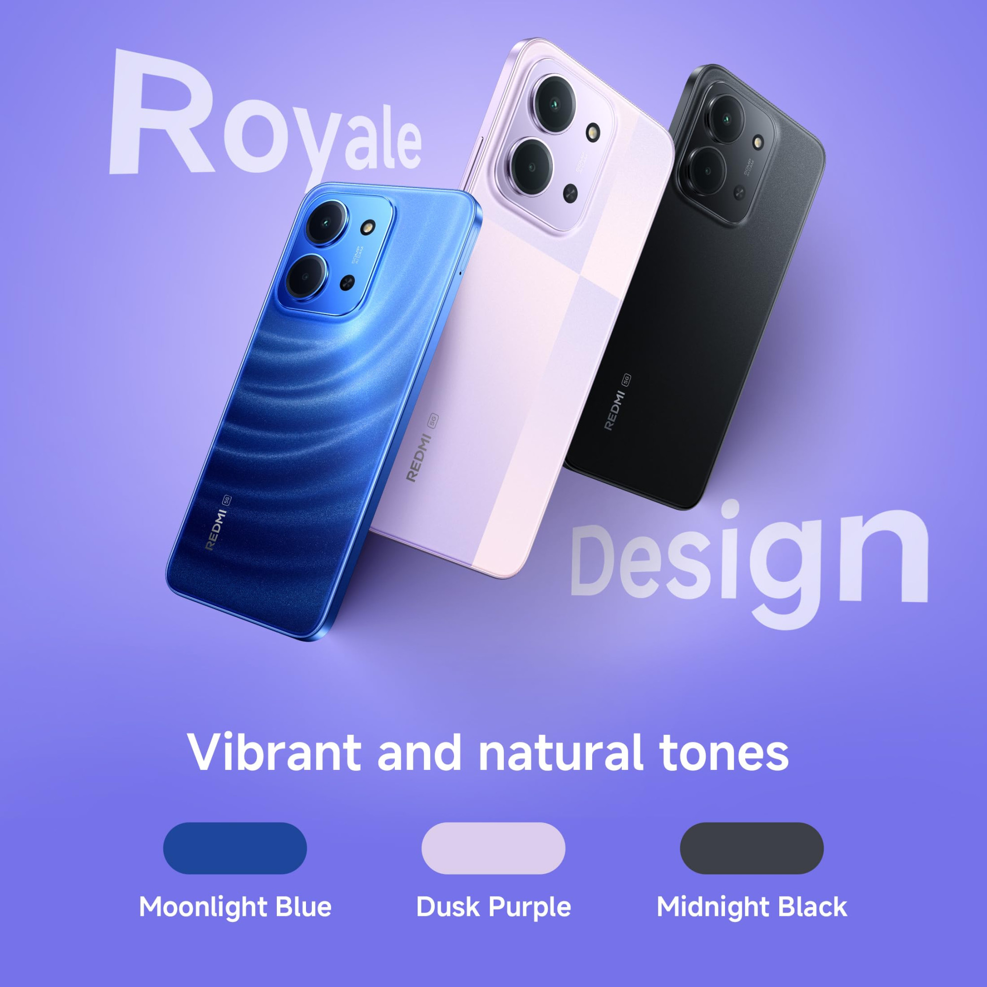 Redmi 15C 5G Prime Edition 6 GB RAM 128 GB Storage Dusk Purple