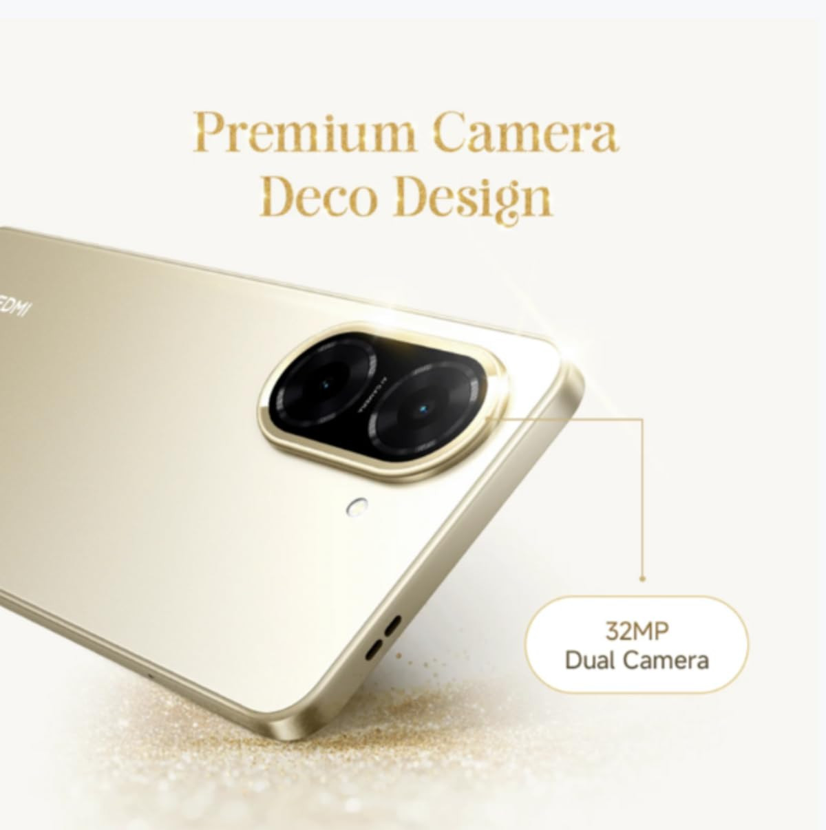 Redmi A5 Jaisalmer Gold 4GB RAM 128GB ROM