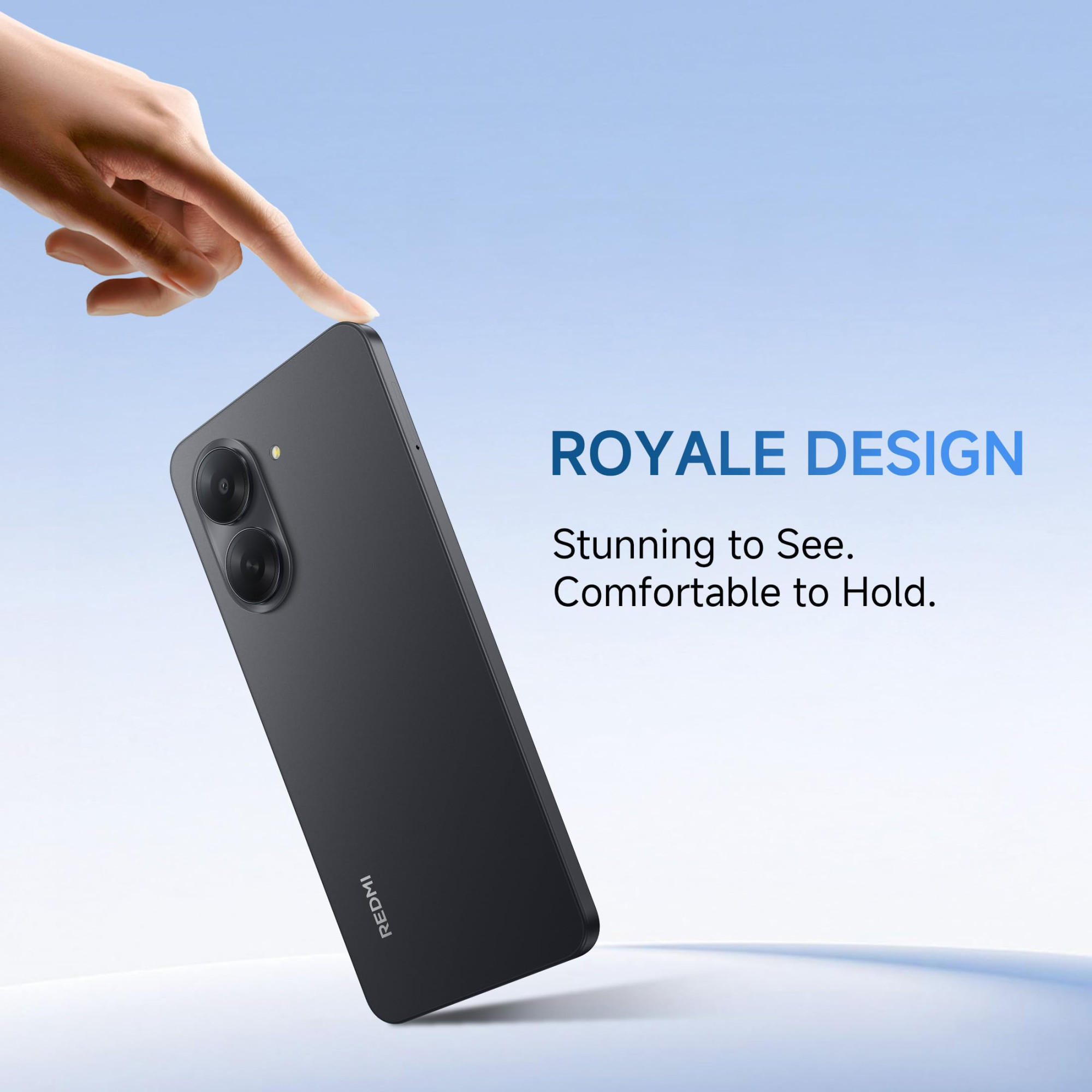 REDMI A7 4G Sky Blue 3 GB RAM 64GB Storage  Large 1748cm 688 Smooth 120Hz Display  5200mAh 2-Day Battery  Royale Design  Charger in the Box