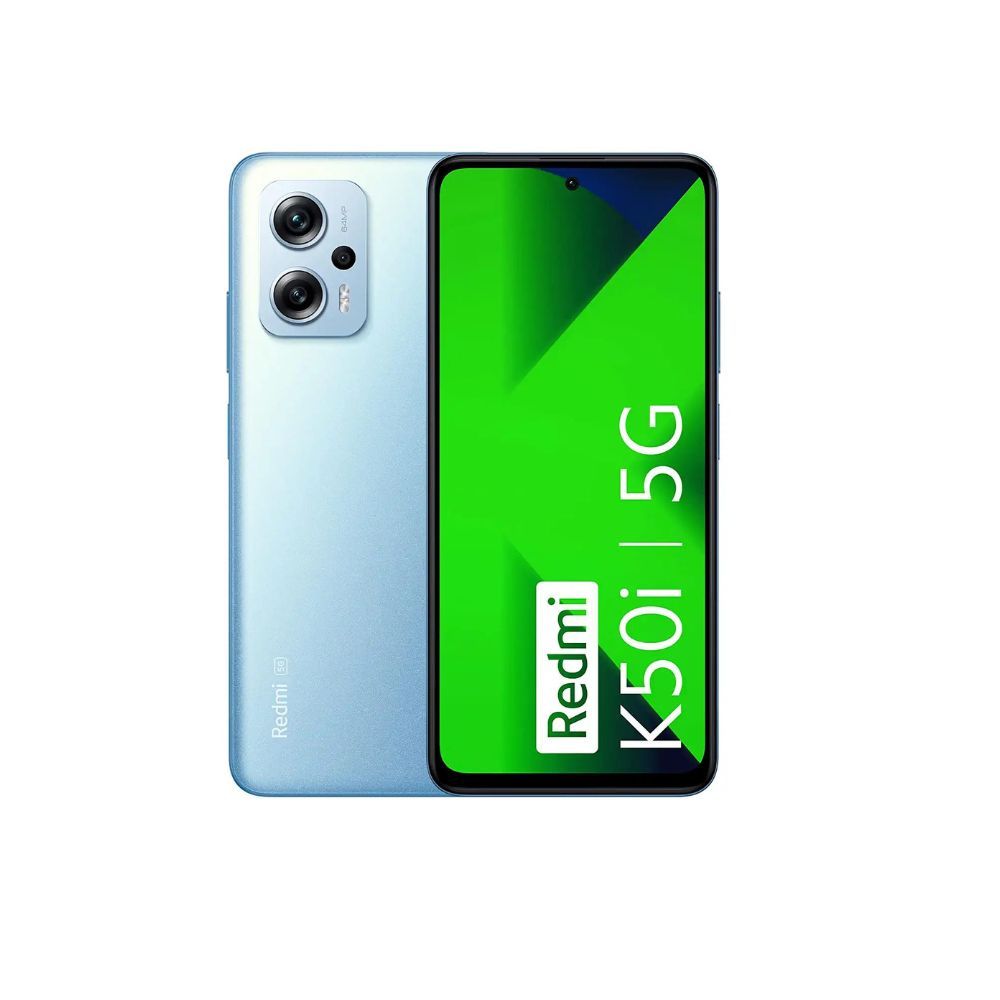 Redmi K50i 5G (Phantom Blue, 6GB RAM, 128GB Storage)
