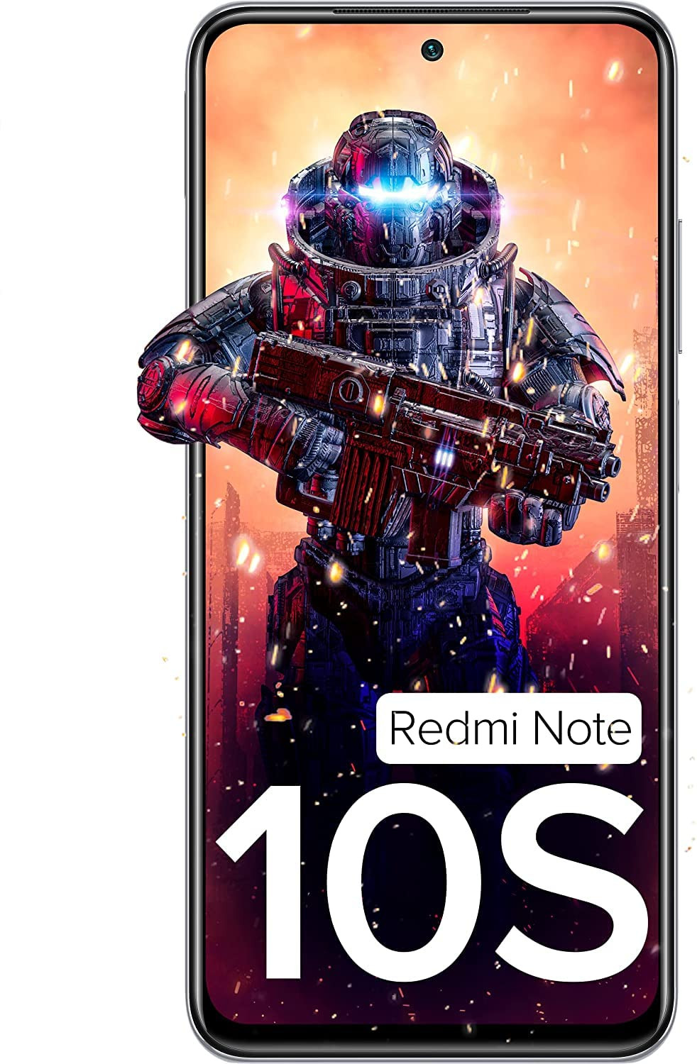 Redmi Note 10S Frost White 6GB RAM 128GB Storage - Super Amoled Display  64 MP Quad Camera  33W Charger Included