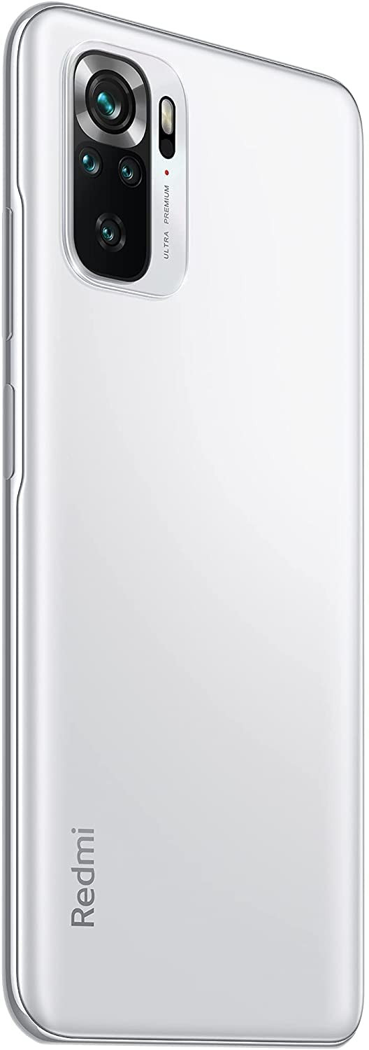 Redmi Note 10S Frost White 6GB RAM 128GB Storage - Super Amoled Display  64 MP Quad Camera  33W Charger Included